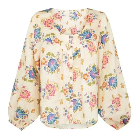 Spell Solstice Linen Set Blouse and Pants - Picture 7 of 16